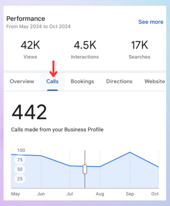 Google Business Profile Marketing Performance